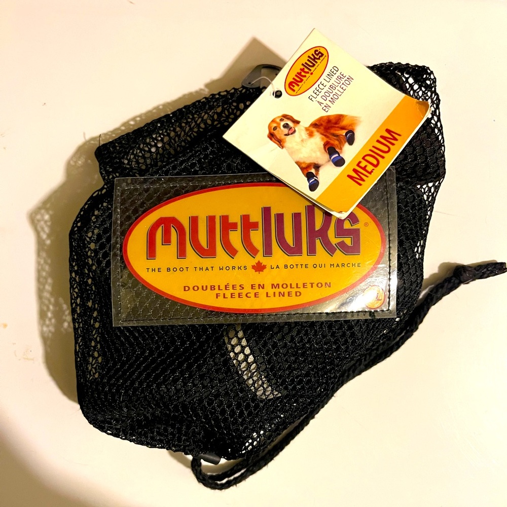 COPY - Muttluks Fleece Lined Dog Boots - Medium NWT